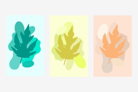 3 Set Pastel Botanical Wall Art Vector Graphics Review