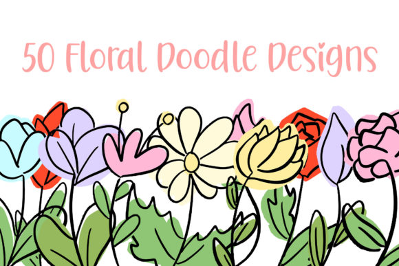 50 Tulip Rose Flower Line Art Collection for Branding and Graphics
