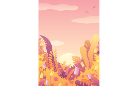 Nature Background Autumn Sky Graphics & Illustrations Review