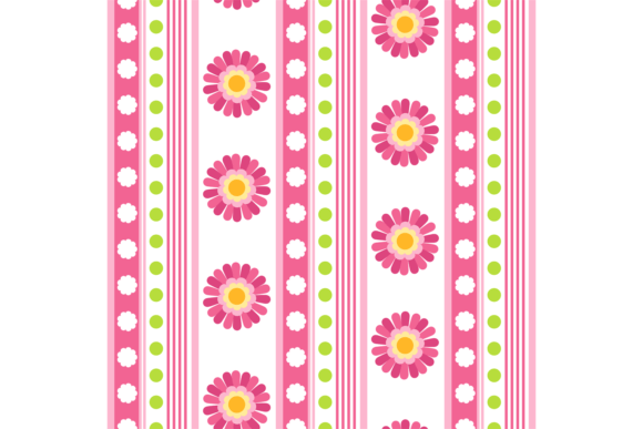 Vertical Stripe Flower Pattern: A Designer's Review of Graphics and Illustrations