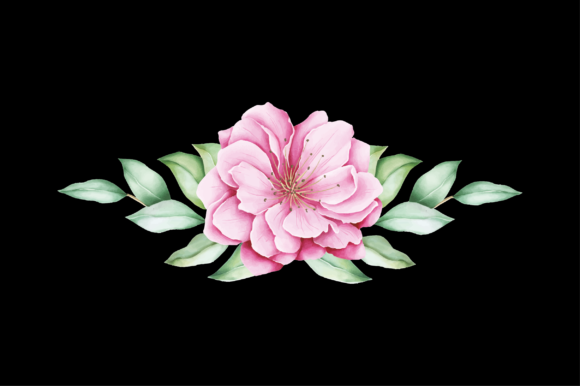 Watercolor Flower Vector Illustration for Blog and Web Design