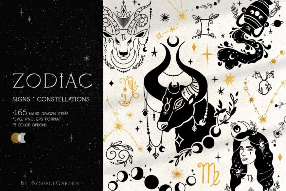 Zodiac Constellations Sings – A Magical Graphic Asset for Local Branding